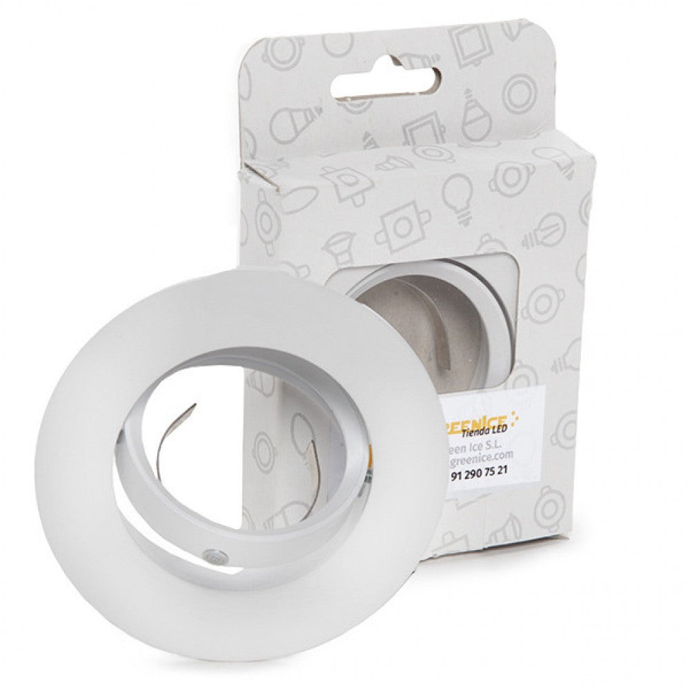 Faretto Riflettore Downlight Inclinabile Circolare Alluminio Faretto Riflettore Downlight Inclinabile Circolare Alluminio