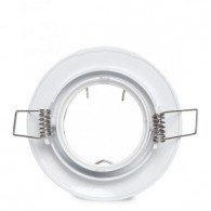 Faretto Riflettore Downlight Inclinabile Circolare Alluminio