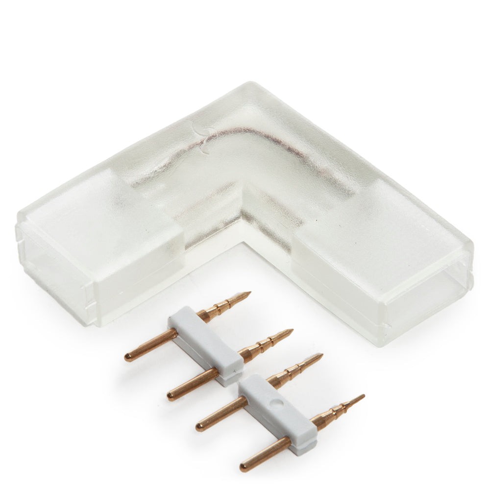 Connettore L Striscia LED 220VAC SMD5050. Connettore L Striscia LED 220VAC SMD5050.