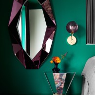 Luce A Muro "Ballroom Purple Rain" Ø370mm E27 Senza Lampadina