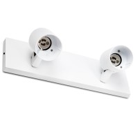 Luce A Muro "Lumiastra" 2xGU10 biancoSenza Lampadina