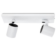 Luce A Muro "Lumiastra" 2xGU10 biancoSenza Lampadina