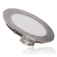 Pannello LED 6W 600Lm 2700ºK Circolare Nichel Satinato 50.