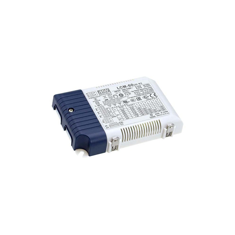 LCM-60U LED Driver MEANWELL Nel: 90-132VAC Su: 2-90VDC Potenza LCM-60U LED Driver MEANWELL Nel: 90-132VAC Su: 2-90VDC Potenza