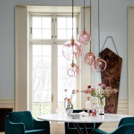 Lampada A Sospensione "Ballroom Rose" E27 Senza Lampadina
