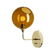 Luce A Muro "Ballroom Amber" Ø370mm E27 Senza Lampadina