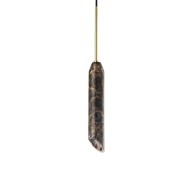 Lampada A Sospensione "Marble Art Brown" GU10 Senza Lampadina