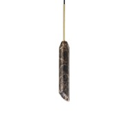 Lampada A Sospensione "Marble Art Brown" GU10 Senza Lampadina