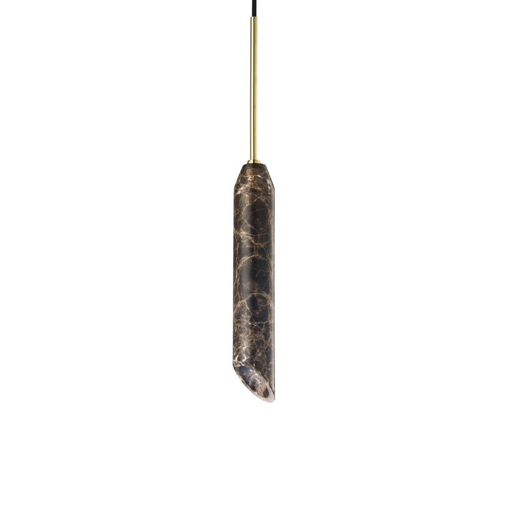 Lampada A Sospensione "Marble Art Brown" GU10 Senza Lampadina Lampada A Sospensione "Marble Art Brown" GU10 Senza Lampadina