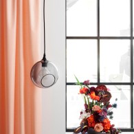 Lampada A Sospensione "Ballroom Smoke" E27 Senza Lampadina