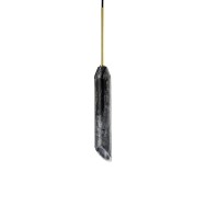 Lampada A Sospensione "Marble Art Charcoal" GU10 Senza Lampadina