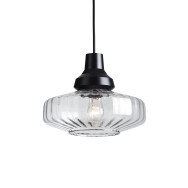 Lampada A Sospensione "New Wave Optic Clear" E27 Senza Lampadina