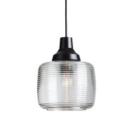Lampada A Sospensione "New Wave Stripe Clear" E27 Senza