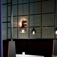 Lampada A Sospensione "New Wave Stripe Clear" E27 Senza
