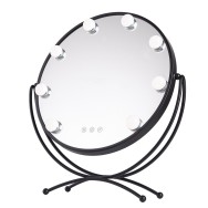 Specchio per il trucco illuminato LED 4200ºK 48x43Cm Nero
