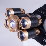 Luce anteriore "Wanjiru" 10W XPE + 4 x COB 3W Alluminio/ABS