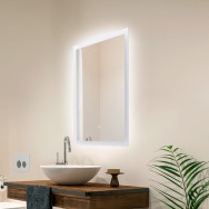 Specchio BagNo illuminato LED 15W 4200ºK 50x70Cm Interruttore
