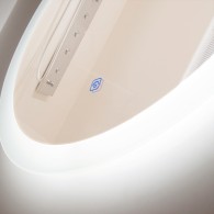 Specchio BagNo illuminato LED 15W 4200ºK Ø60Cm Interruttore