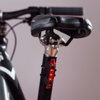 Faretto per bicicletta Solare LED 2 Livelli+Veloce Batteria USB