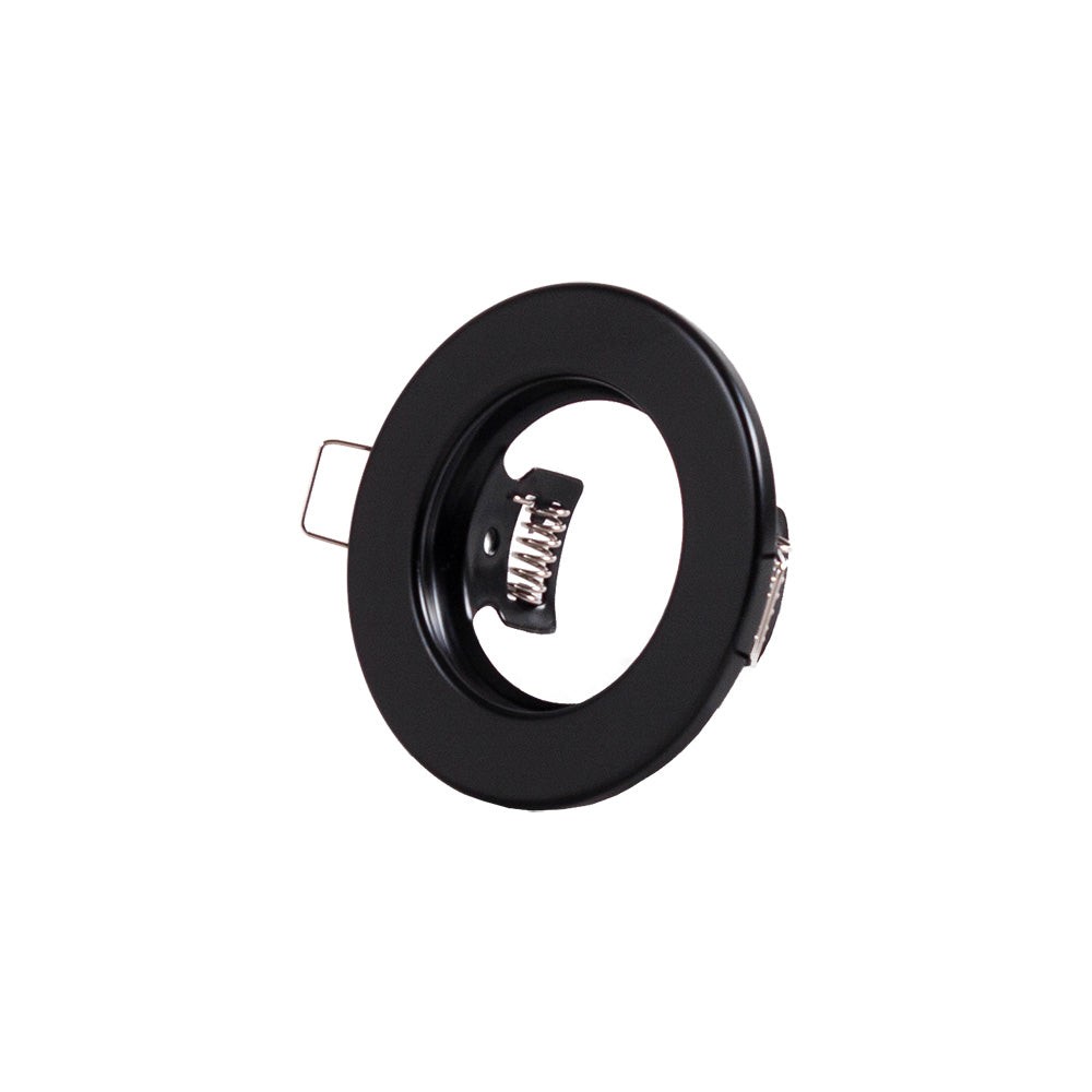 Riflettore Downlight Circolare "Sara" Acciaio 81mm - Nero Riflettore Downlight Circolare "Sara" Acciaio 81mm - Nero