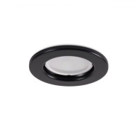Riflettore Downlight Circolare "Sara" Acciaio 81mm - Nero