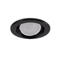 Riflettore Downlight Circolare Inclinabile "Vepa" Acciaio 90mm