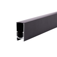 Traccia Magnetico Superficie Montata 20mm Nero 2M