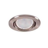 Riflettore Downlight Circolare Inclinabile "Vepa" Acciaio 90mm