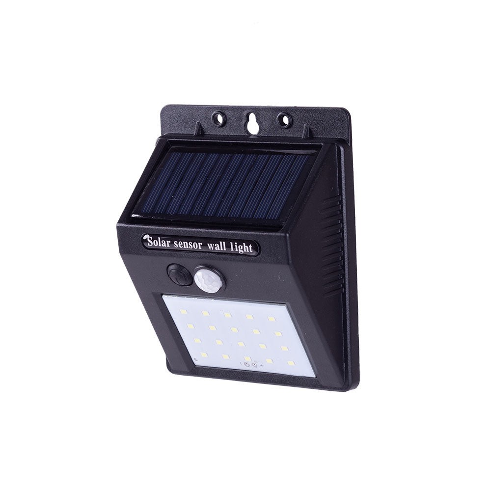 Lampada da parete a LED 6000ºK Sensore solare IP65 40.
