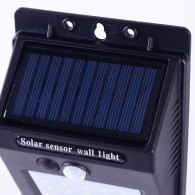 Lampada da parete a LED 6000ºK Sensore solare IP65 40.