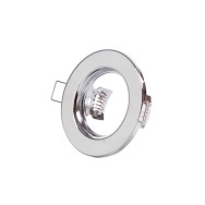 Riflettore Downlight Circolare "Sara" Acciaio 81mm - Cromato