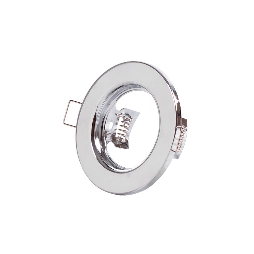 Riflettore Downlight Circolare "Sara" Acciaio 81mm - Cromato Riflettore Downlight Circolare "Sara" Acciaio 81mm - Cromato