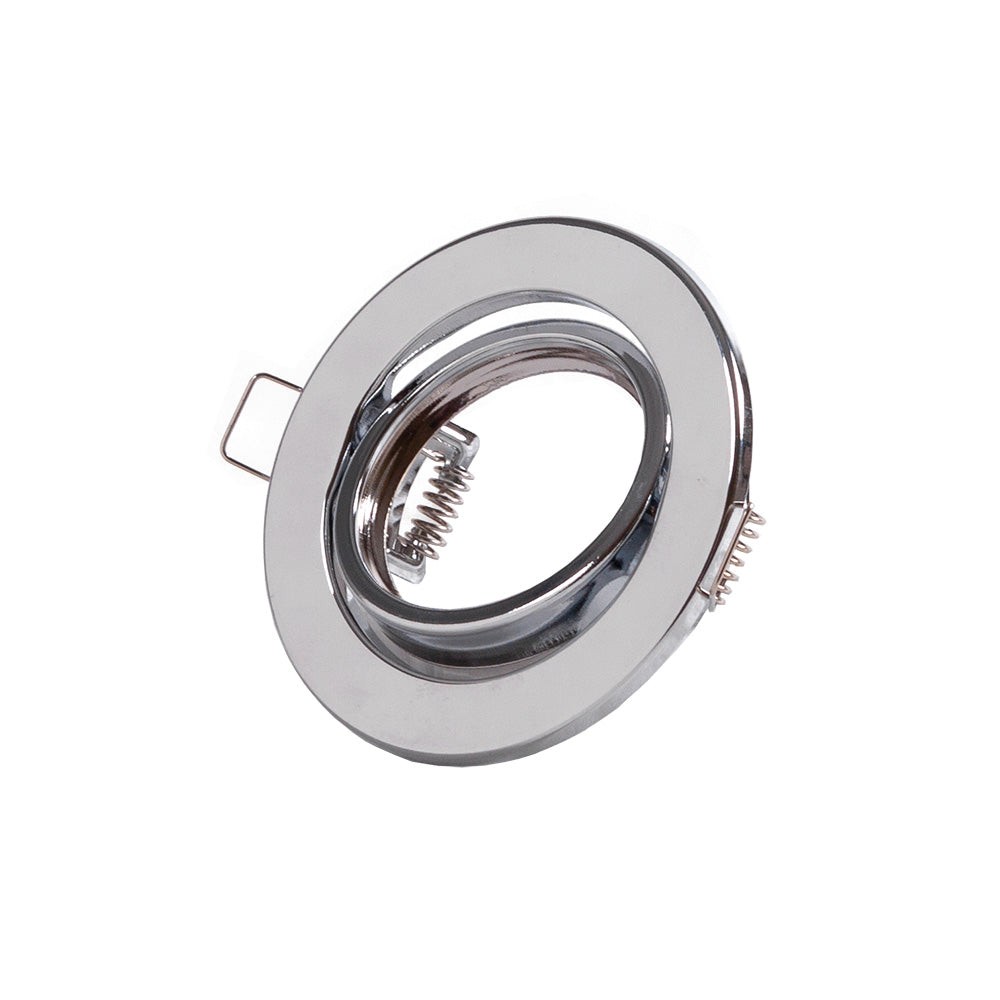 Riflettore Downlight Circolare Inclinabile "Vepa" Acciaio 90mm Riflettore Downlight Circolare Inclinabile "Vepa" Acciaio 90mm