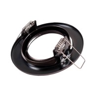 Riflettore Downlight Circolare Inclinabile "Vepa" Acciaio 90mm