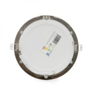 Pannello LED 12W 1200Lm 2700ºK Circolare Nichel Satinato 50.