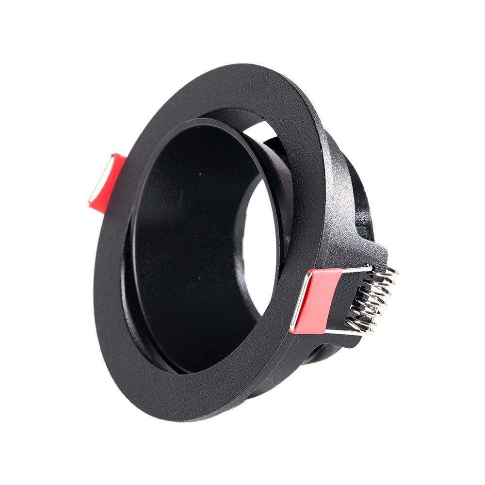 Downlight Circolare GU10 Senza Portalampada/Lampadina - Nero