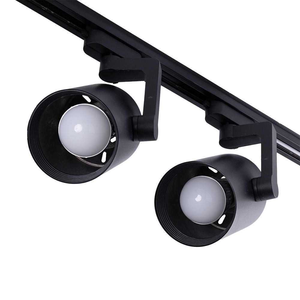 Pacchetto 2 Luce della pista MoNofase E27 PAR30/A65 - Nero Pacchetto 2 Luce della pista MoNofase E27 PAR30/A65 - Nero
