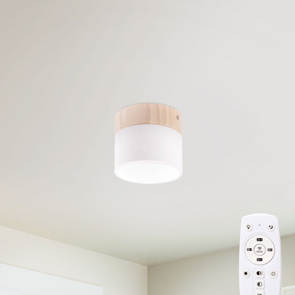 Plafoniera LED 9W 852Lm Telecomando (Intensità-CCT) 10. Plafoniera LED 9W 852Lm Telecomando (Intensità-CCT) 10.