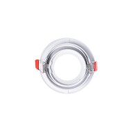 Downlight Circolare GU10 Senza Portalampada/Lampadina - Bianca