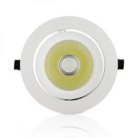 Faretto LED da incasso 40W 5.000Lm 2700ºK Circolare Orientabile
