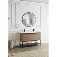 Specchio da Bagno Illuminato "Germany" Ø90Cm Bianco