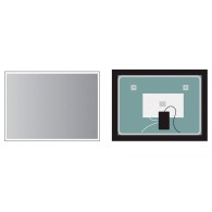 Specchio da Bagno Illuminato "Suiza" 120Cm Bianco