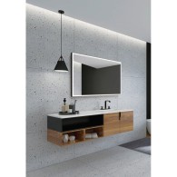 Specchio da Bagno Illuminato "Suiza" 120Cm Bianco