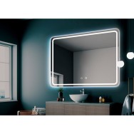 Specchio da bagno illuminato "Austria" 120 cm bianco freddo