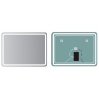 Specchio da bagno illuminato "Austria" 120 cm bianco freddo