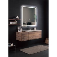 Specchio da bagno illuminato "Austria" 120 cm bianco freddo