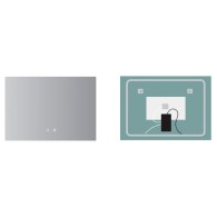 Specchio da Bagno Illuminato "Italia" 100Cm Bianco Freddo