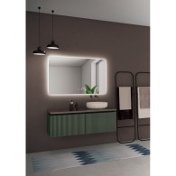 Specchio da Bagno Illuminato "Italia" 100Cm Bianco Freddo