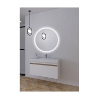 Specchio da Bagno Illuminato "Bélgica" Ø70Cm Bianco Freddo