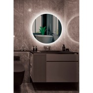 Specchio da Bagno Illuminato "Lisboa" Ø80Cm Bianco Freddo